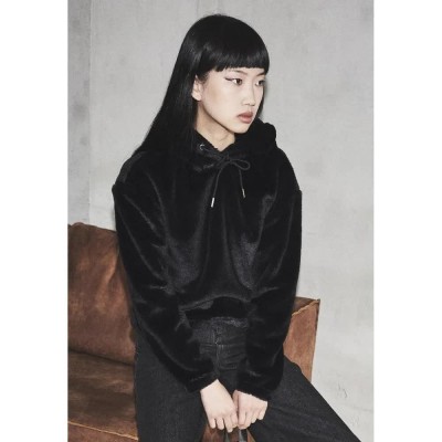 блуза,дамски,блузи,urban,classics,velvet,gathered,sweatshirt,black