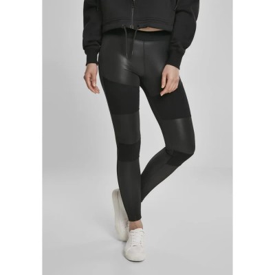 клин,дамски,клинове,дамски,чорапогащи,и,клинове,urban,classics,fake,leather,leggings,black,(black)