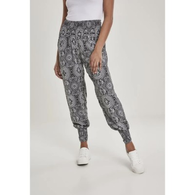 панталони,дамски,панталони,urban,classics,sarong,pants,black,white,(black)