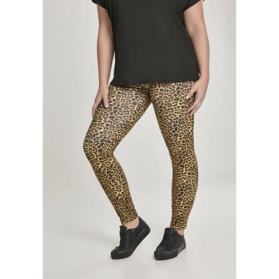 клин,дамски,клинове,дамски,чорапогащи,и,клинове,urban,classics,pattern,leggings,yellow,(yellow,black)