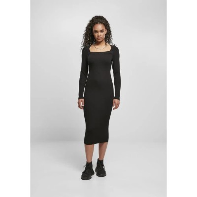 рокля,дамски,поли,и,рокли,urban,classics,knit,midi,dress,black,(black)