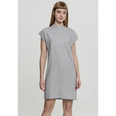 рокля,дамски,поли,и,рокли,urban,classics,turtle,extended,gt,short,sleeve,dress,grey,(gray)