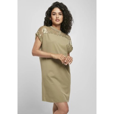 рокля,дамски,поли,и,рокли,urban,classics,lace,dress,green,khaki,(green)