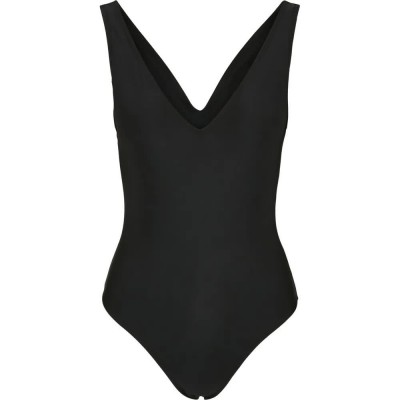 бански,костюм,дамски,бански,костюми,urban,classics,one,piece,for,recyclable,swimsuit,black,(black)