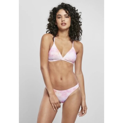 дамски,бански,костюми,urban,classics,tie,dye,triangle,back,bikini,pink