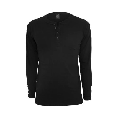 тениска,мъжки,тениски,urban,classics,basic,henley,t,shirt,black