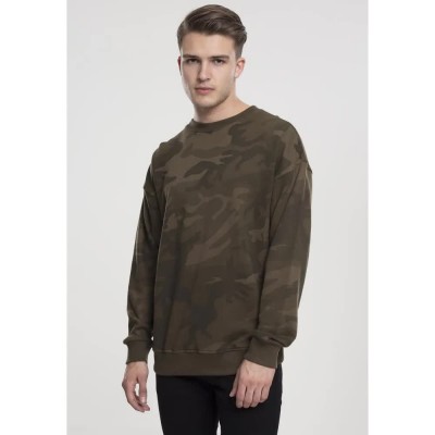 тениска,мъжки,тениски,urban,classics,long,sleeve,t,shirt,camouflage,green,(green)