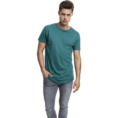 тениска,мъжки,тениски,urban,classics,shaped,long,t,shirt,blue,electric,(blue)