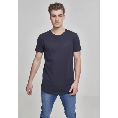 тениска,мъжки,тениски,urban,classics,shaped,long,t,shirt,navy,blue,(blue)