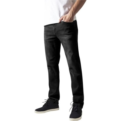 дънки,мъжки,панталони,urban,classics,stretch,denim,jeans,black,(black)