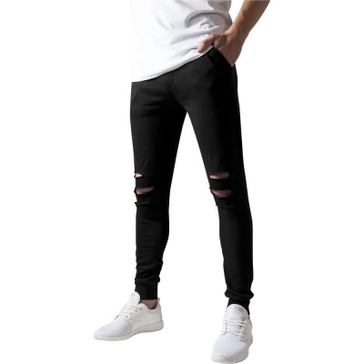 дънки,мъжки,панталони,urban,classics,cutted,terry,jeans,black,(black)
