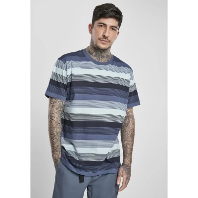 тениска,мъжки,тениски,urban,classics,yarn,dyed,sunrise,stripe,t,shirt,blue,oil,(blue)