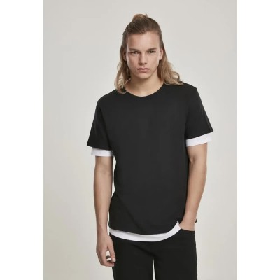 тениска,мъжки,тениски,urban,classics,full,double,layered,t,shirt,black,(black,white)