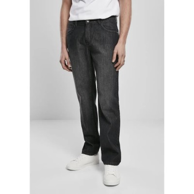 дънки,мъжки,панталони,urban,classics,denim,loose,fit,jeans,black,(black)