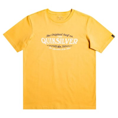 тениска,детски,тениски,quiksilver,check,on,it,short,sleeve,t,shirt,yellow,(rattan)
