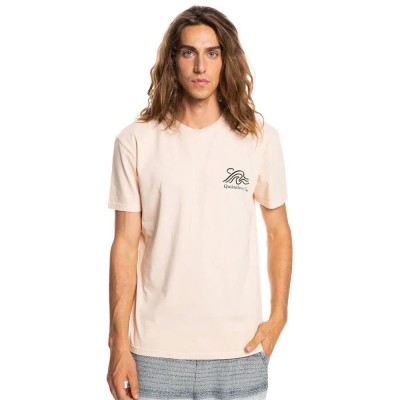 тениска,мъжки,тениски,quiksilver,slow,mover,short,sleeve,t,shirt,white,(almond,cream)