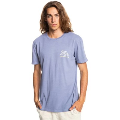 тениска,мъжки,тениски,quiksilver,slow,mover,short,sleeve,t,shirt,purple,impression,(blue)