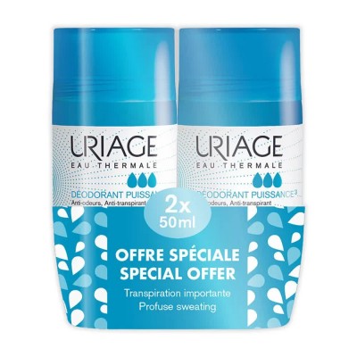 хигиена,тяло,uriage,puissance3,deodorant,50ml,2,units,white
