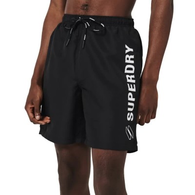 бански,гащета,мъжки,бански,костюми,superdry,code,applque,19inch,swimming,shorts,black