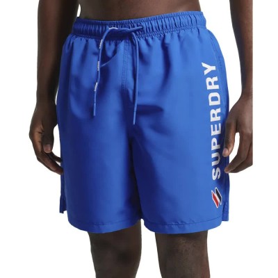 бански,гащета,мъжки,бански,костюми,superdry,code,applque,19inch,swimming,shorts,racer,cobalt,(blue)
