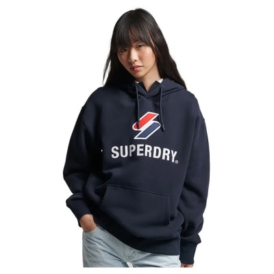 суичър,дамски,блузи,superdry,code,sl,stacked,apq,os,hoodie,blue,(deep,navy)
