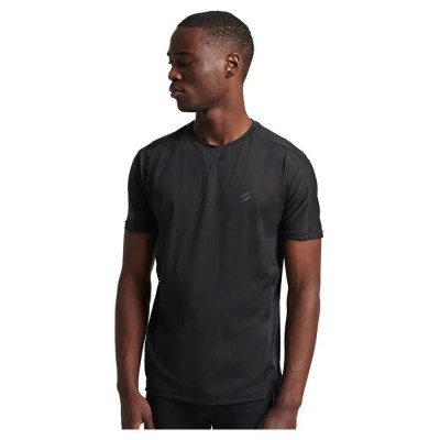 тениска,мъжки,тениски,superdry,run,short,sleeve,t,shirt,black