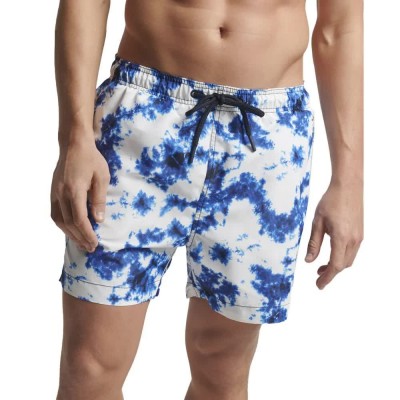 бански,гащета,мъжки,бански,костюми,superdry,studios,sd,swimming,shorts,white,(blue,optic,tie,dye)