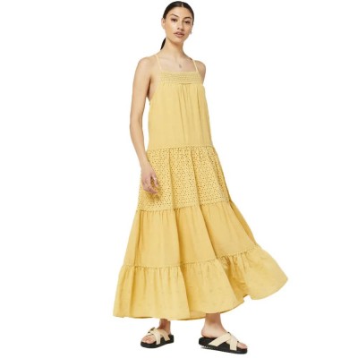 потник,дамски,поли,и,рокли,superdry,vintage,lace,cami,maxi,dress,yellow,(lemon,yellow)