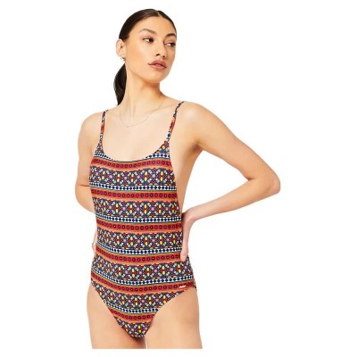 бански,костюм,дамски,бански,костюми,superdry,vintage,surf,swimsuit,multi,geo,(multicolor)