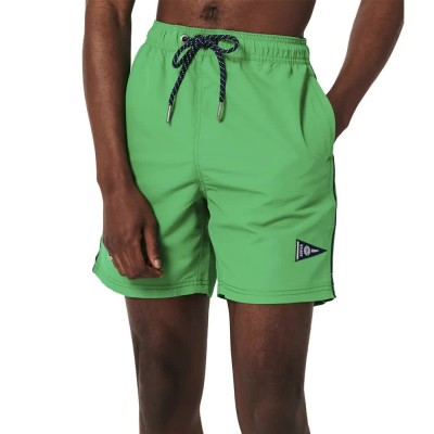 бански,гащета,мъжки,бански,костюми,superdry,vintage,varsity,swimming,shorts,botanical,green,(green)