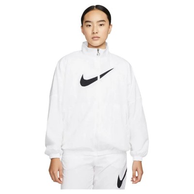 яке,дамски,якета,и,палта,nike,sportswear,essential,woven,jacket,white,black,(white)