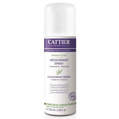 хигиена,тяло,cattier,deodorant,spray,100ml,white