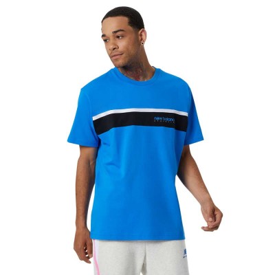 мъжка,тениска,мъжки,тениски,new,balance,athletics,amplified,linear,short,sleeve,t,shirt,blue