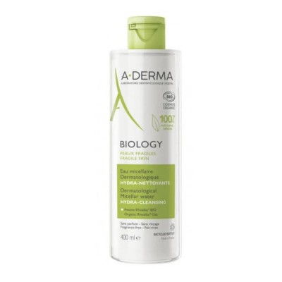 козметика,за,почистване,a,derma,biology,dermatological,micellar,water,400ml,white