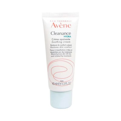 козметика,за,овлажняване,avene,cleanance,hydra,soothing,cream,40ml,white