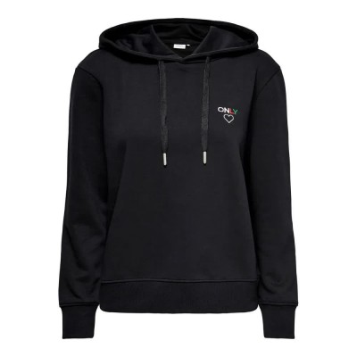 блуза,дамски,блузи,only,onlnoomi,life,logo,sweatshirt,black,(black,only,logo)