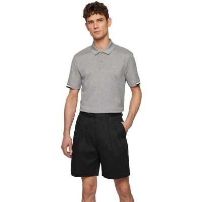 мъжки,блузи,с,яка,boss,parlay,147,10228870,short,sleeve,polo,grey,(silver)