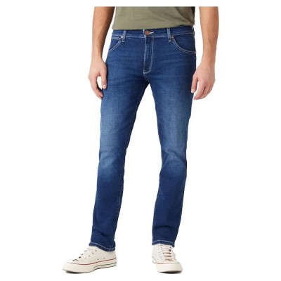 дънки,мъжки,панталони,wrangler,larston,jeans,blue,(for,real)