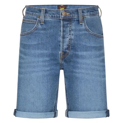 къси,панталони,мъжки,панталони,lee,5,pocket,denim,shorts,grey,(dark,nelson)