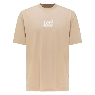 тениска,мъжки,тениски,lee,logo,loose,short,sleeve,t,shirt,clay,(green)
