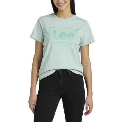 тениска,дамски,тениски,lee,regular,graphic,short,sleeve,t,shirt,pink,(sea,green)