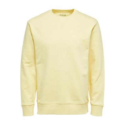 блуза,мъжки,пуловери,selected,jason,sweatshirt,sunlight,(yellow)