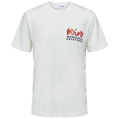 тениска,мъжки,тениски,selected,relaxed,joey,short,sleeve,t,shirt,white,(cloud,dancer,print,tucan)