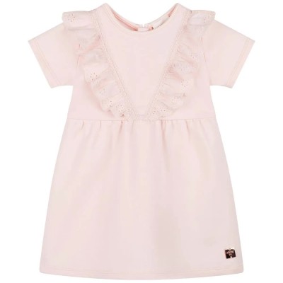 рокля,дамски,поли,и,рокли,carrement,beau,y02062,short,sleeve,dress,pink,(orange)