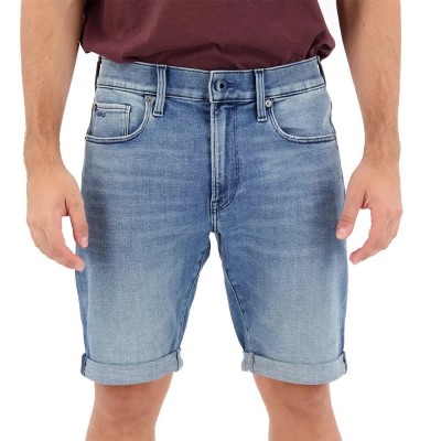 къси,панталони,мъжки,панталони,g,star,3301,slim,shorts,blue,(faded,cascade)