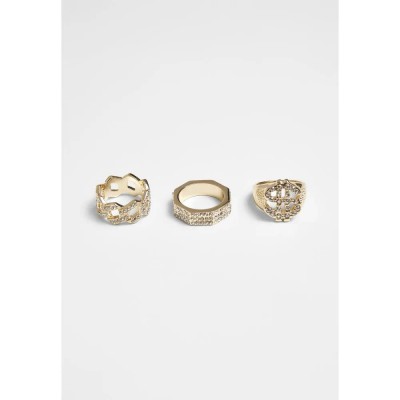 бижутерия,urban,classics,set,of,3,s,dollar,ring,yellow,(doré)