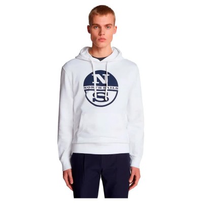 суичър,мъжки,пуловери,north,sails,691003,graphic,hoodie,white