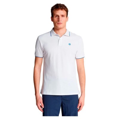 мъжки,блузи,с,яка,north,sails,692353,logo,short,sleeve,polo,white,(white)