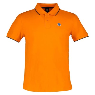 мъжки,блузи,с,яка,north,sails,logo,short,sleeve,polo,orange,(vibrant,orange)