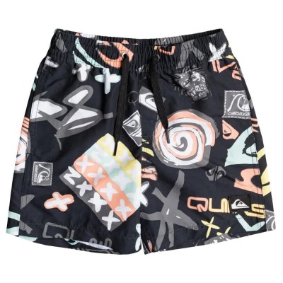бански,гащета,детски,бански,костюми,quiksilver,next,gen,12,swimming,shorts,black,(black)